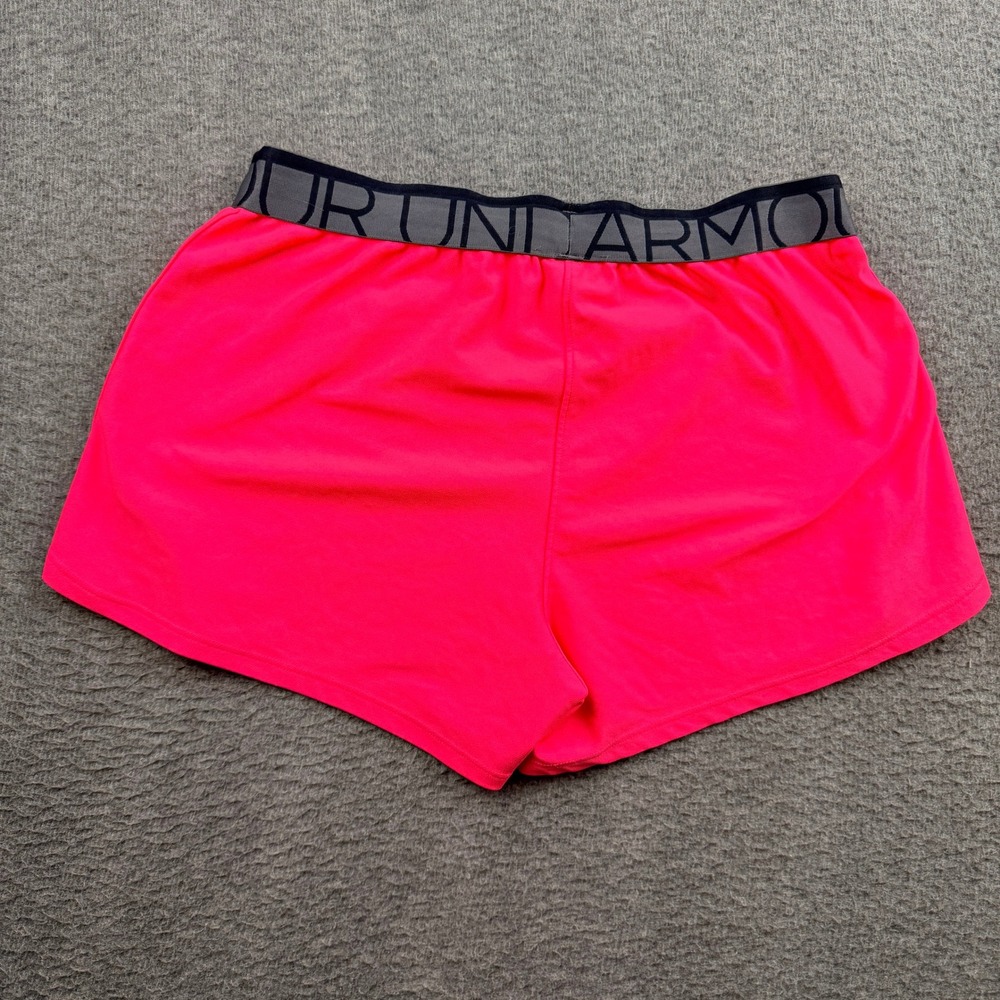 Under‎ Armour Women's S Play Up Athletic Shorts Pink Running Gym 30JTJ33P01760 - Picture 2 of 9